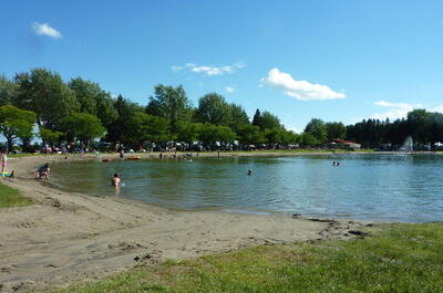 Plage du camping Laliberté