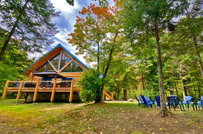 AIGLE NOIR – AU CHALET EN BOIS ROND