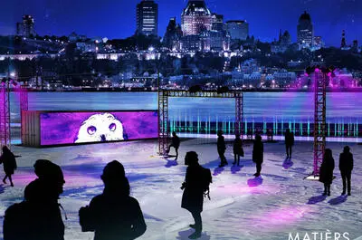 Sentier glacé au Quai Paquet de Lévis