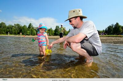 Plage du lac Fraser (Parc national du Mont-Orford)