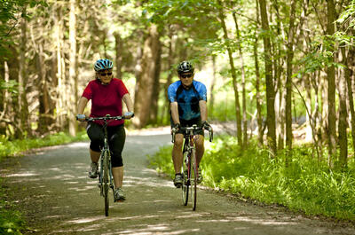 Piste du parc national de la Yamaska /  Vélo