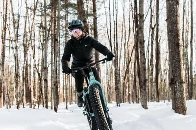 Parc régional de la rivière Gentilly / Fatbike dans le parc