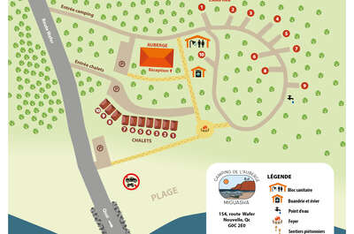 CAMPING DE L&rsquo;AUBERGE MIGUASHA