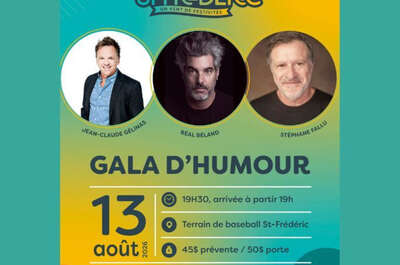 FESTIVAL DE ST-FRÉDÉRIC – GRAND GALA D&rsquo;HUMOUR