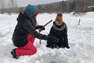 Pêche sur glace (pêche blanche)&nbsp;&nbsp;&nbsp;&copy; Parc Découverte Nature